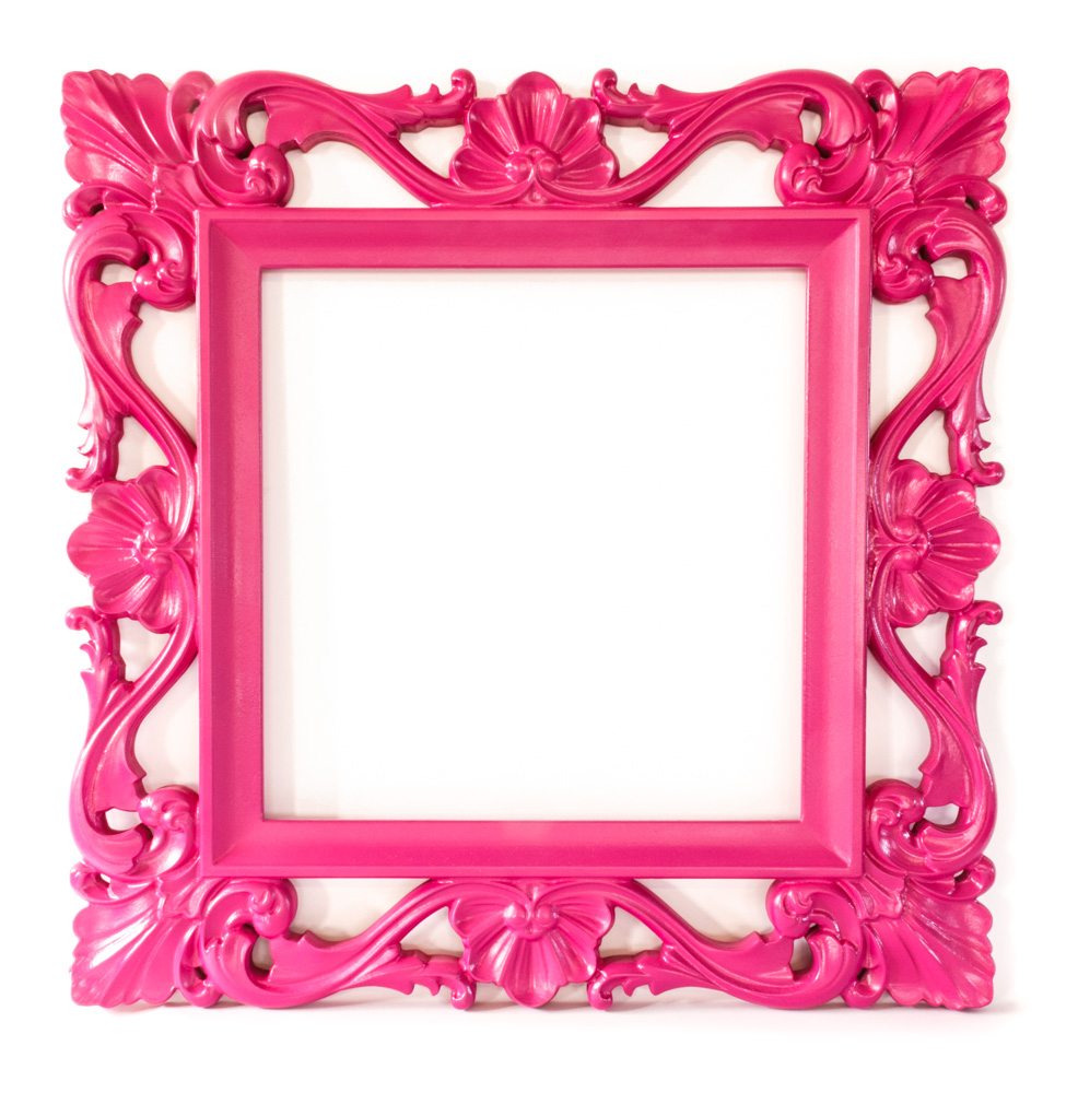 Amadeus Wood Carved Mirror Frame